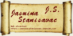 Jasmina Stanisavac vizit kartica